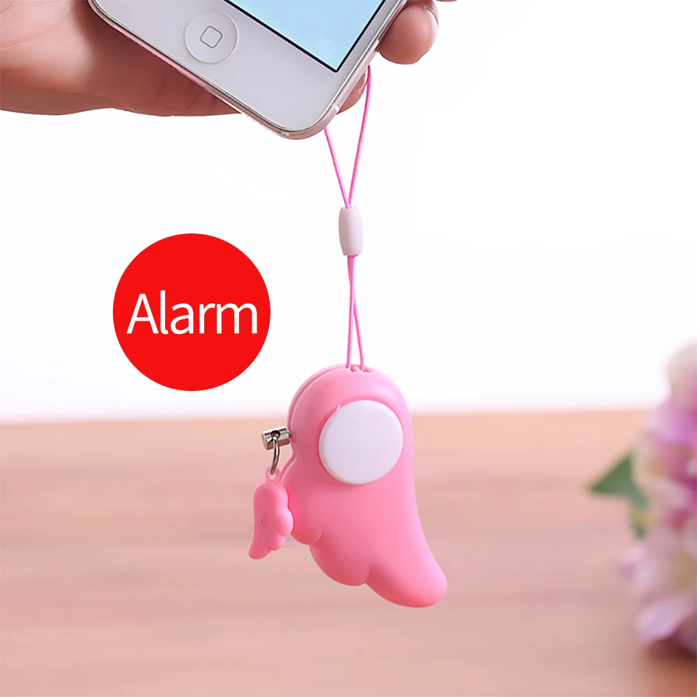 90dbSelf Defense Emergency Alarm Keychains Personal Protection Alarm Safety Security Anti-Attack Loud Alarm For Child Girl Women