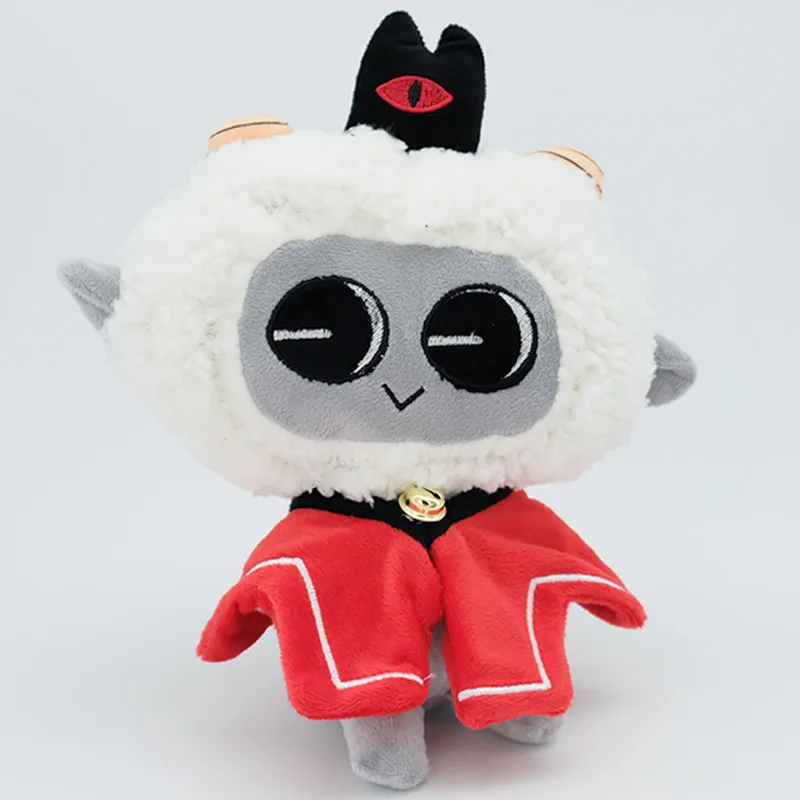 NEW Cult Of The Lamb Plush Cute Black Goat Lamb Plushie Cartoon Game Soft Stuffed Pillow Doll Room Decoration Toy Children Gift