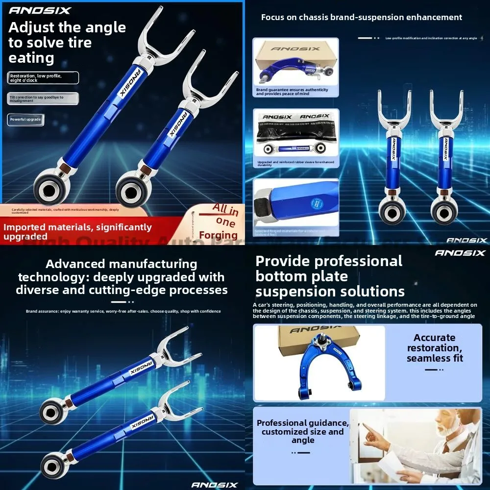 

Dodge Caliber Chrysler PT Cruiser Pacifica Rear Camber Adjustable Rod Front Toe Reinforced Four Wheel Alignment Tire Wear Preven