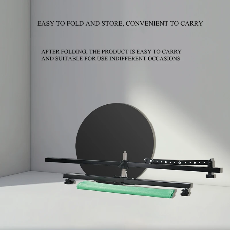 قرص دوار بانورامي للتصوير الفوتوغرافي الاحترافي 360 درجة °   منصة تصوير الفيديو ذات الدوران المحيطي، كشك الصور في الاستوديو