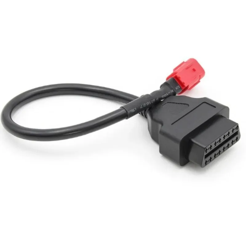 New Motorcycle OBD Adaptors OBD2 Diagnostic Cable Extension Connectors 6 To 16 Pin