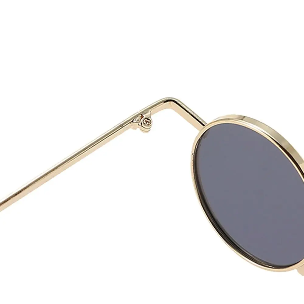 Vintage UV400 Protection Small Round Sunglasses Punk Colorful Circle Shades Hippie Sun Glasses for Women & Men
