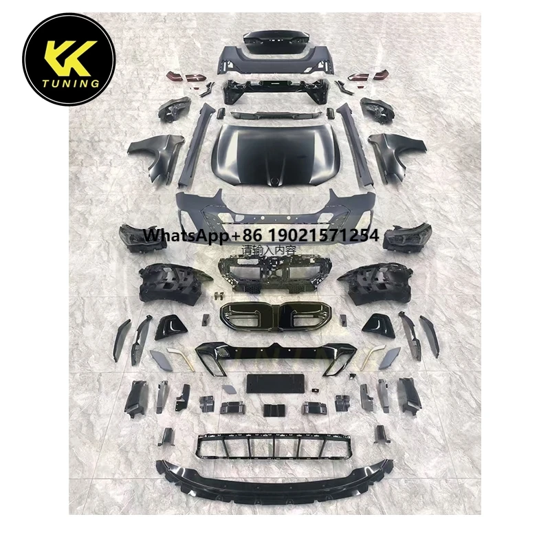 Kit Bodi Keluaran Baru Aksesori Bumper Mobil untuk BMW 5 Seri F10 F18 2011-2017 Peningkatan Ke G60 G68 2024 + Body Kit M-tech