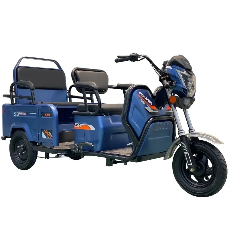 Hot Selling Good Price China 48V 4 Wheel Electric Scooter Open Motocarguero 4 Tires Passenger