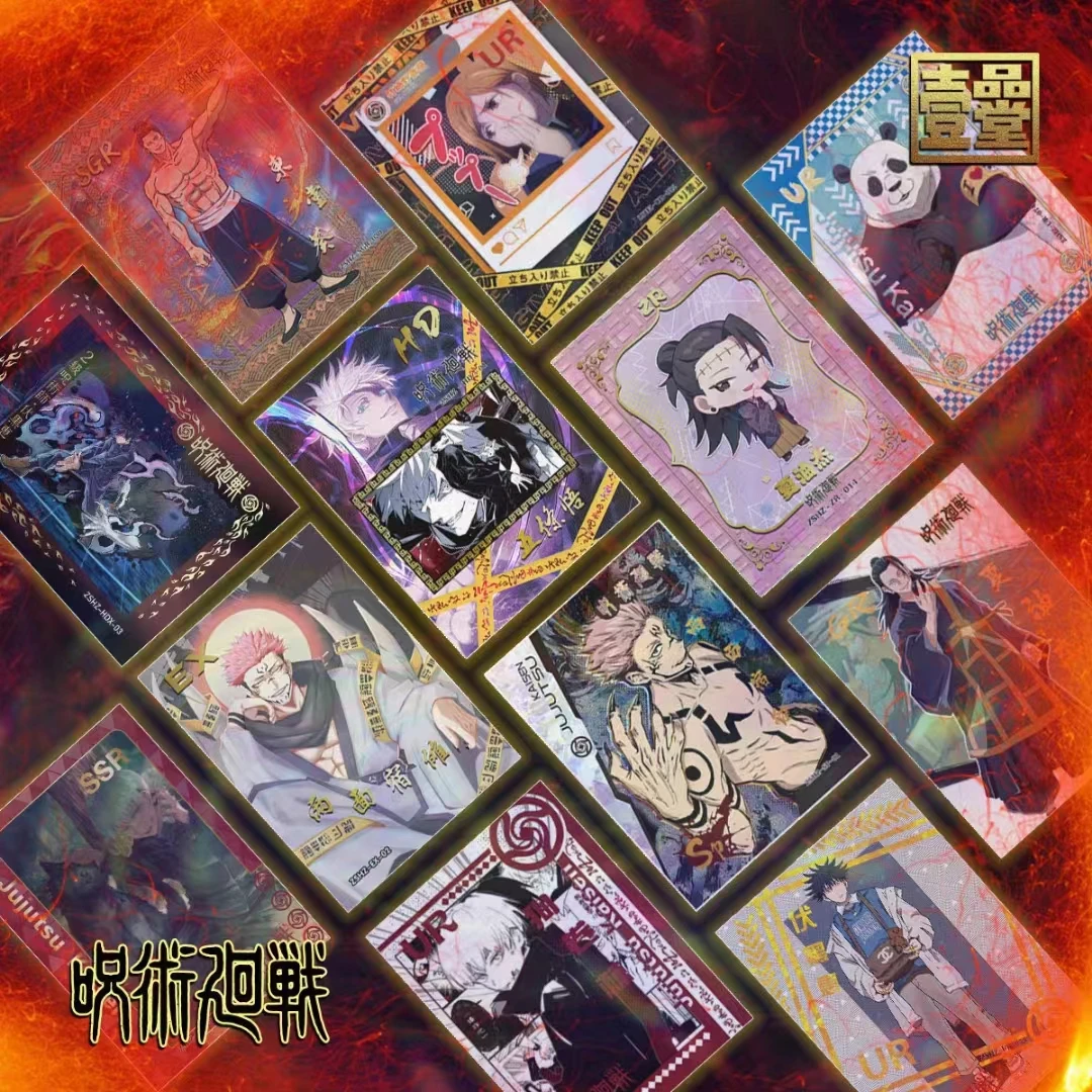 Jujutsu Kaisen Collection Card, Girls Booster, Party Box, Senpai, Anime, Raro, Bikini Board Brinquedos, Presente de Aniversário para Crianças, Novo