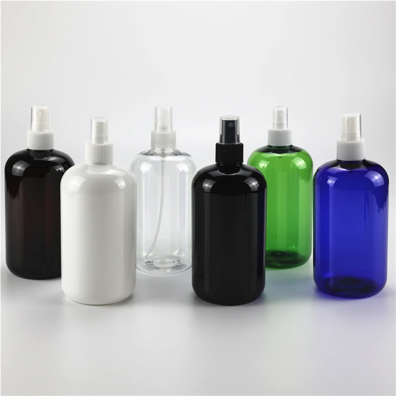 

Multicolor 500ML X 10 Plastic Spray Empty Bottles Fine Mist Sprayer Essential Oils Aromatherapy Perfume Toner Refillable Bottles