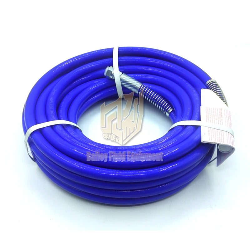 Source Factory Blue 3/8 Inch 15 Meters 3600psi High Pressure Air Hose Use  240797 for Airless Painting Machine