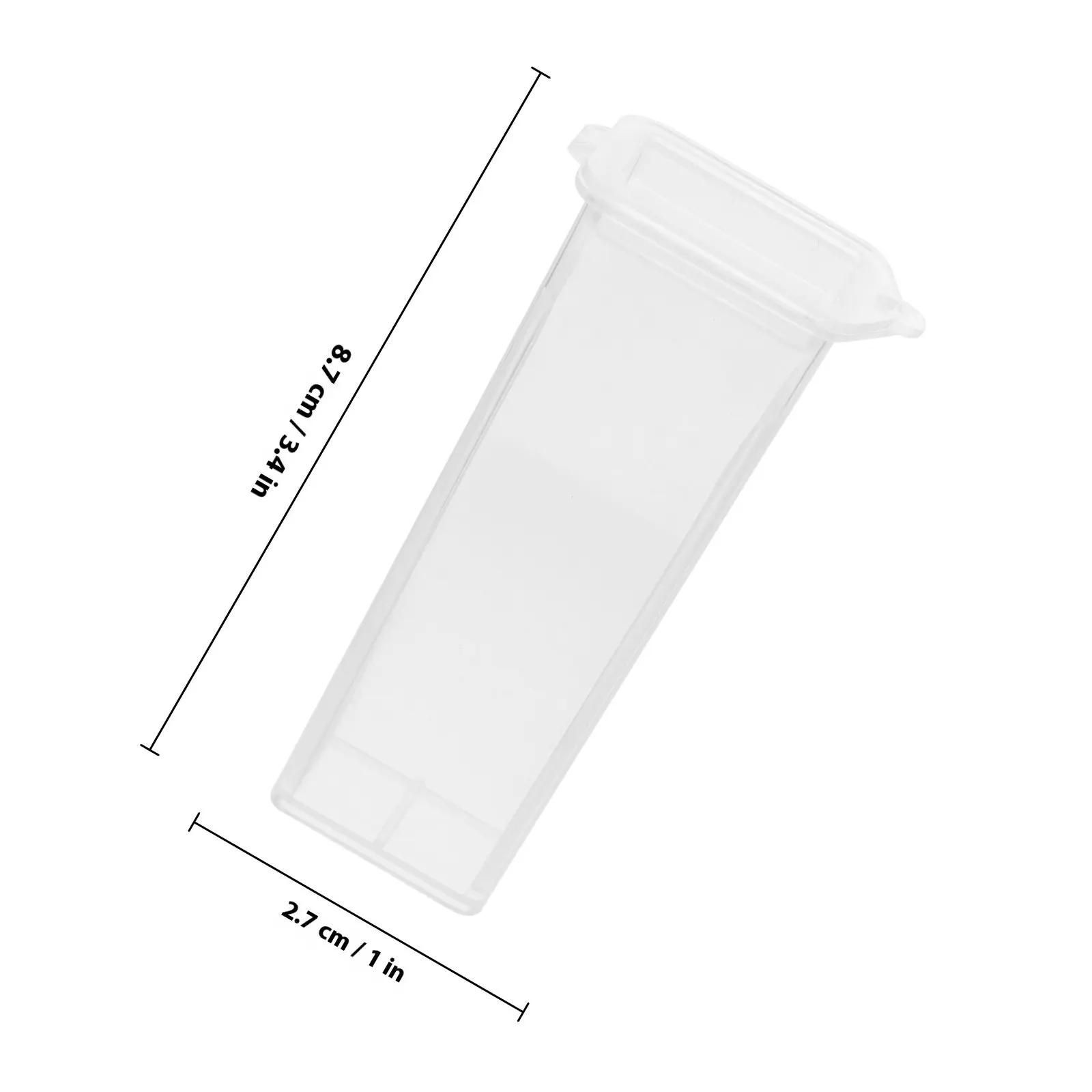 10pcs Lab Slide Storage Boxes with Snap Closure & Slotted Channel Design for Easy Pathological Slide Removal