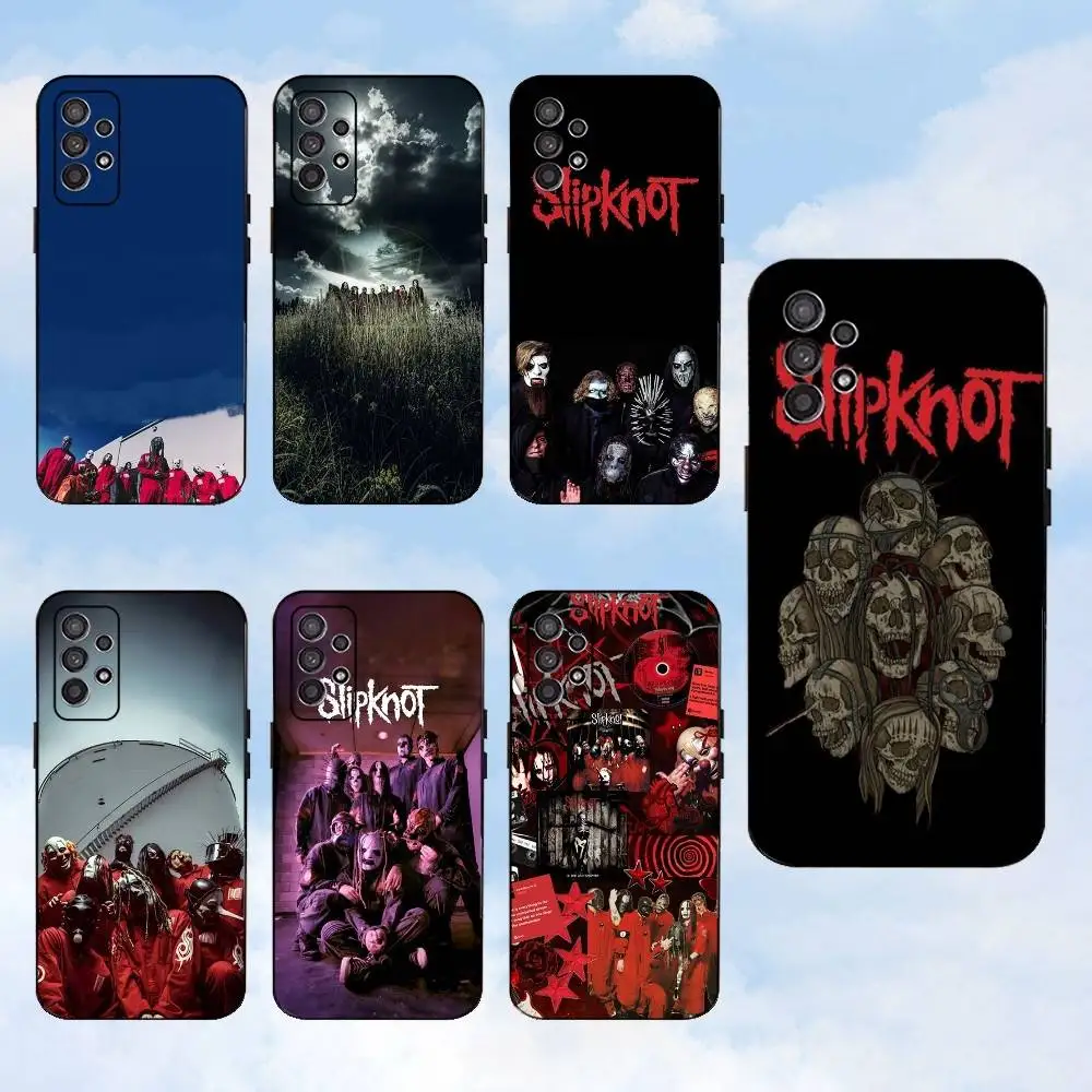 

M-My S-Slipknot Band Phone Case For Samsung S25,S24,S23,S22,S21,S20,S10,Ultra,Plus,Lite,FE,Soft Silicone Black Cover
