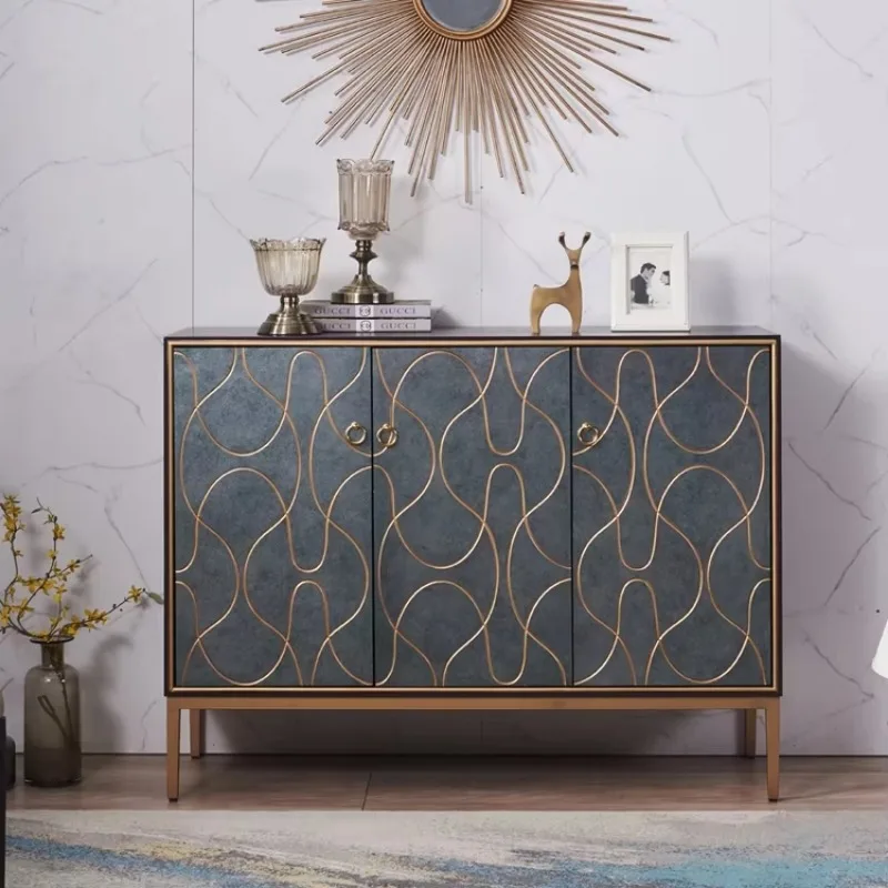 Style Shoe Storage Cabinet Living Room Wood Quality Selection Modern Chinese Simple Cabinet Solid Wood Buffet