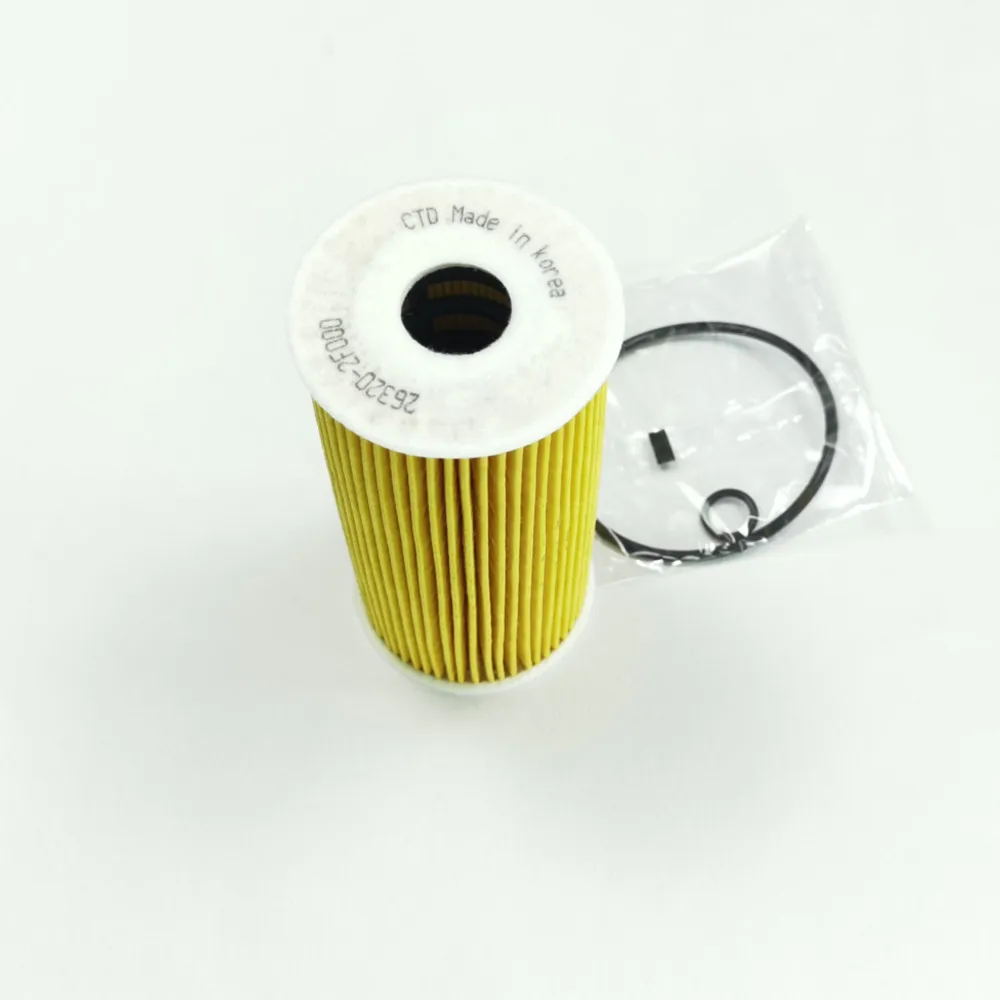 Filtro de aceite para Diesel GENESIS G70 HYUNDAI ix35 2.0CRD SANTAFE TUCSON KIA SORENTO SPORTAGE 2,0 STINGER 2,2 26320-2F100
