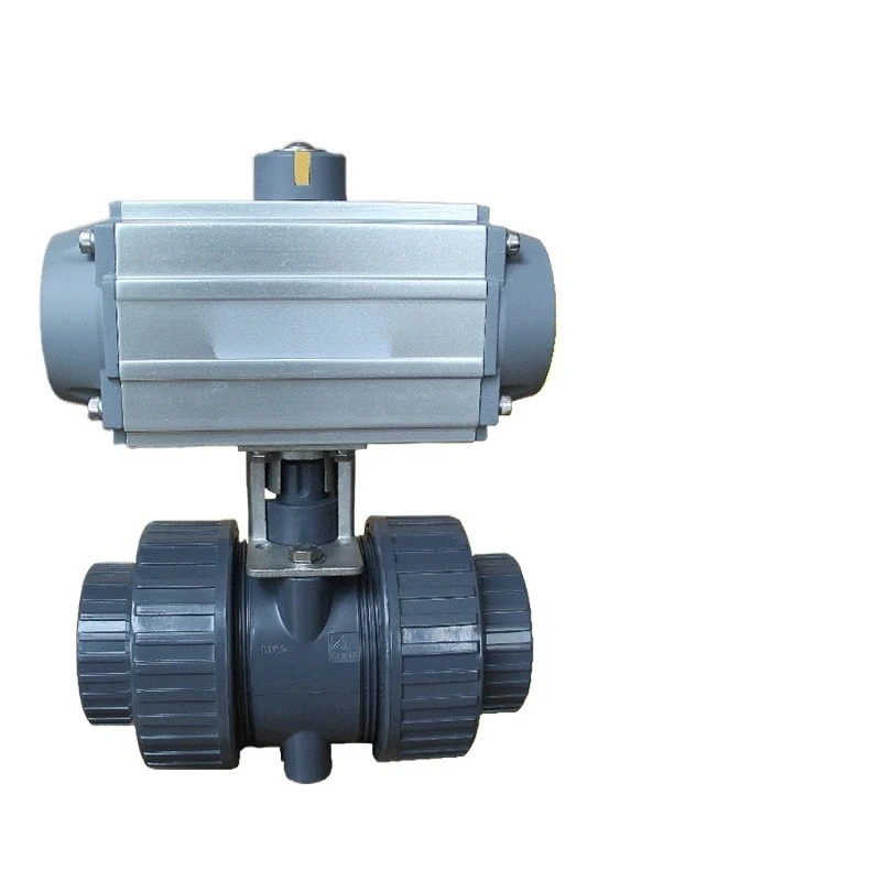Plastic ball valve, corrosion-resistant acid and alkali socket socket ball valve, pneumatic UPVC ball valve
