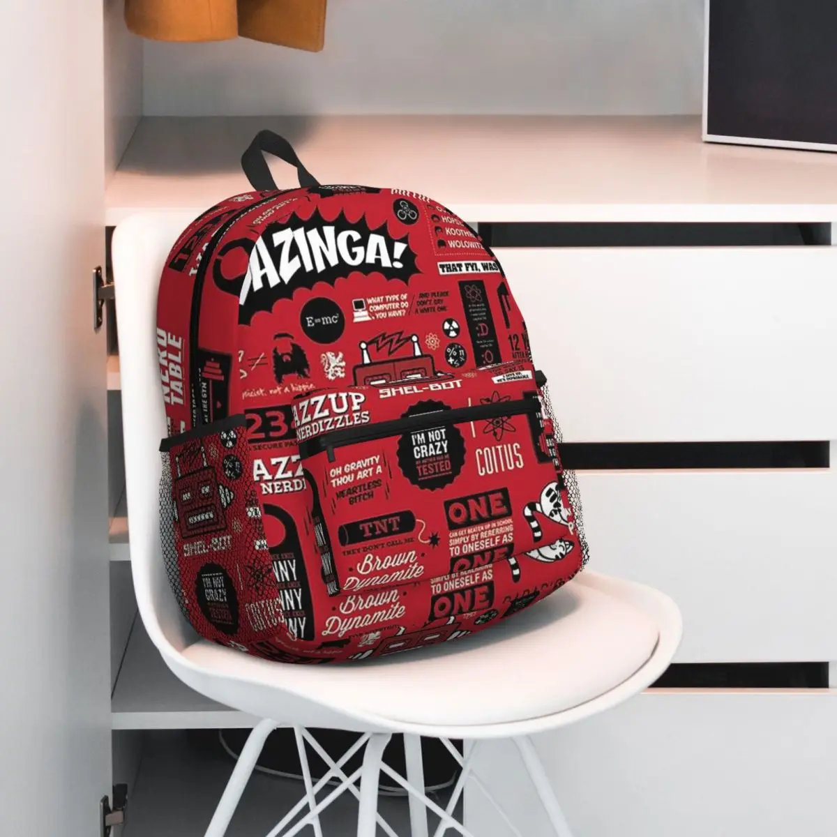 The Big Bang Theory  Backpack Daypack Large Capacity Boys Girls BookBag School Bag Shoulder Bags for Men Women