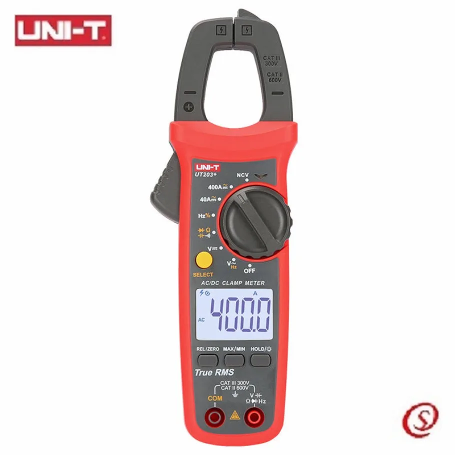 UNI-T UT203+ Pinza amperimétrica digital de mano Probador de corriente CA CC 400-600A # xhd