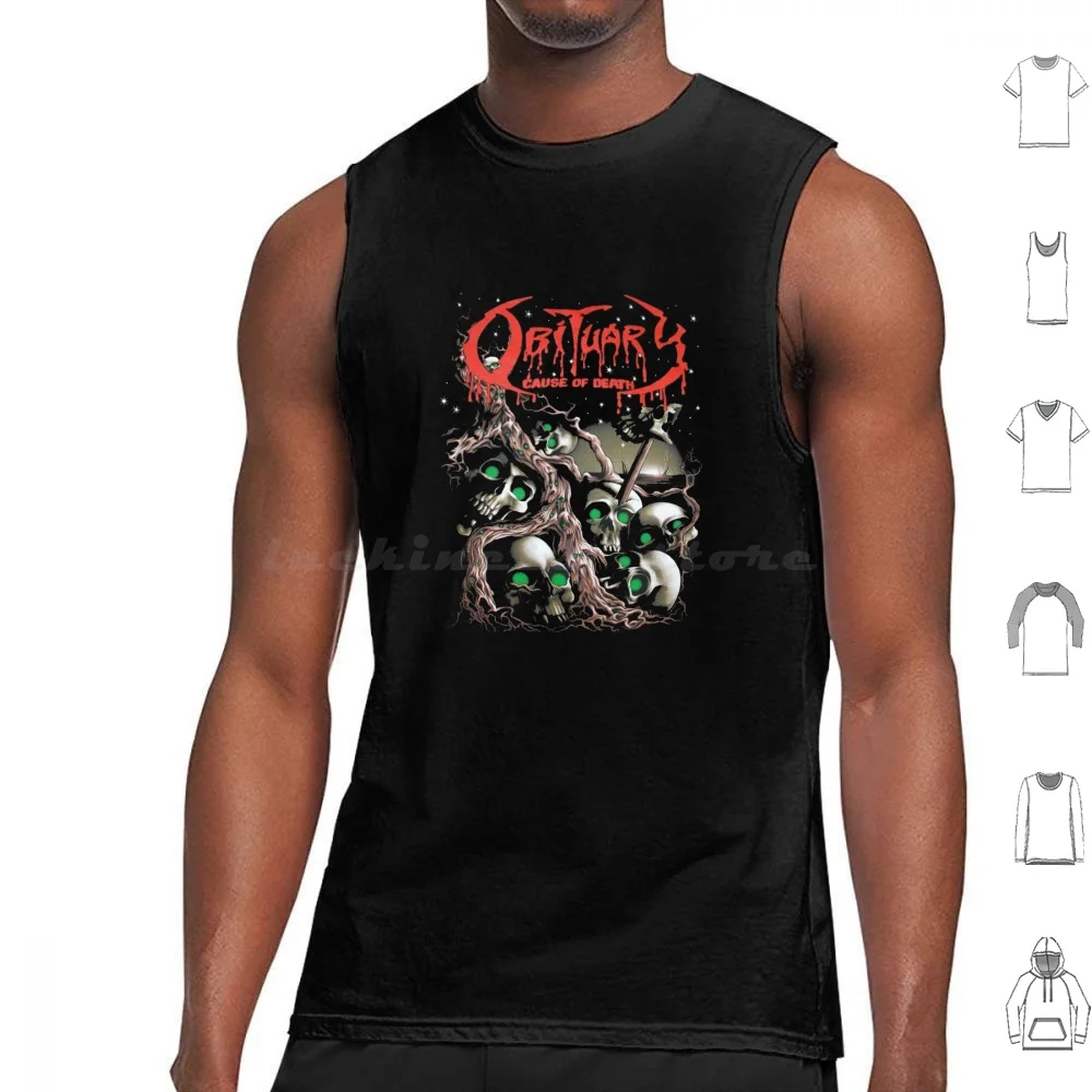 

Obituary Cause Of Death Tank Tops Vest Sleeveless Obituary Logo Obituary Band Obituary Music Obituary Albums Obituary Tour
