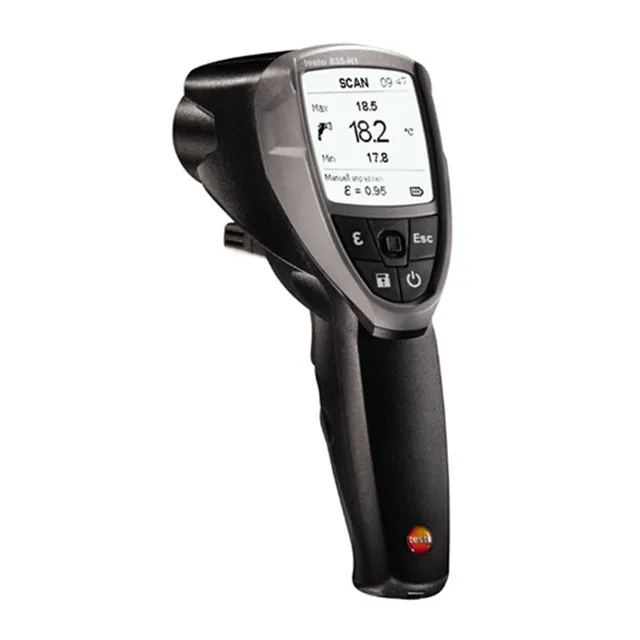 

Testo 835-H1-Инфракрасный термометр с измерением влажности поверхности, заказ-Nr. 0560 8353