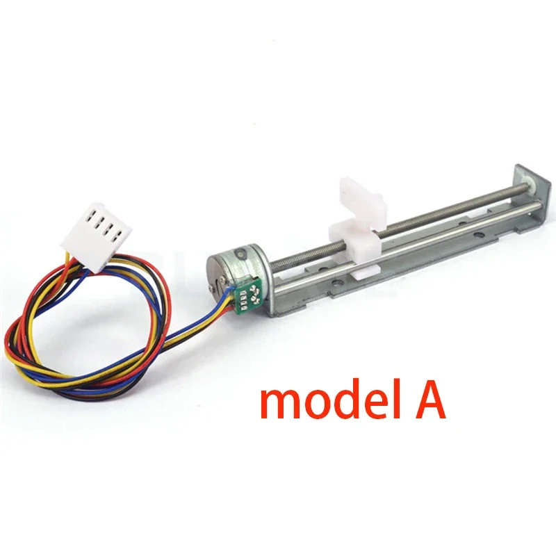 1PC Long Stroke DC 5V 2-phase 4-wire Stepper Motor Precision 90mm Micro  Linear Actuator  DIY Laser Printer Engraving machine