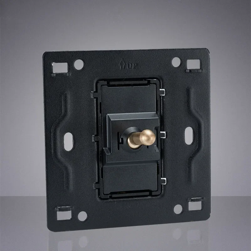 High Quality Vintage Toggle Switch Wood Color 1-4 Gang 2 Way Brass Lever Single Dual Control Wall Light Switch Panel
