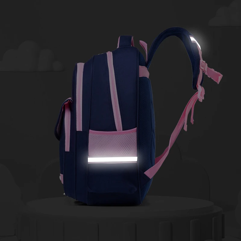 school bag Kids backpack water proof Preschool Ages 6-18 Spine protection Reduce the burden Large capacity