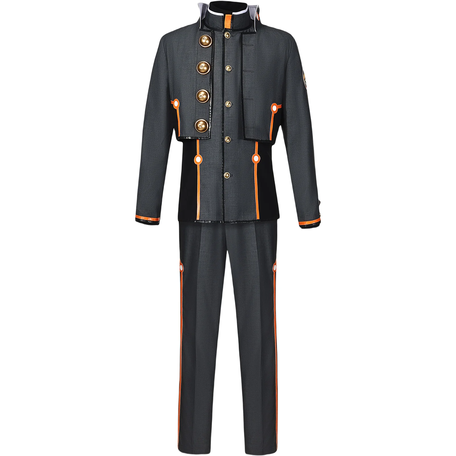 Game Kishinami Hakuno Cosplay Costume Coat Shirt Pant Uniform Suit with Hat for Men Halloween Party Outfit