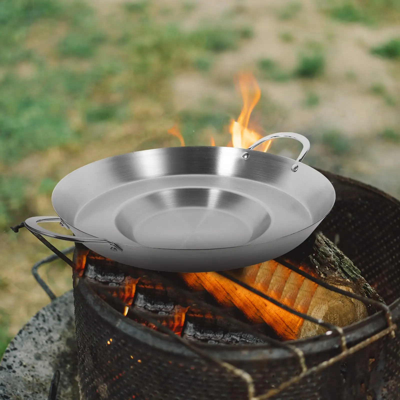 

Красивая сковорода с антипригарным покрытием, сковорода вок из нержавеющей стали, утолщенные сковороды для приготовления пищи, детская кухня, маленькая серебряная сковорода для жарки