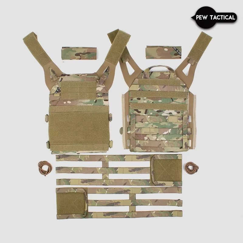

AUTHENTIC MATERIAL PEW TACTICAL CP STYLE JUMPABLE PLATE CARRIER JPC 2.0 Airsoft Light Weight Amor Plate