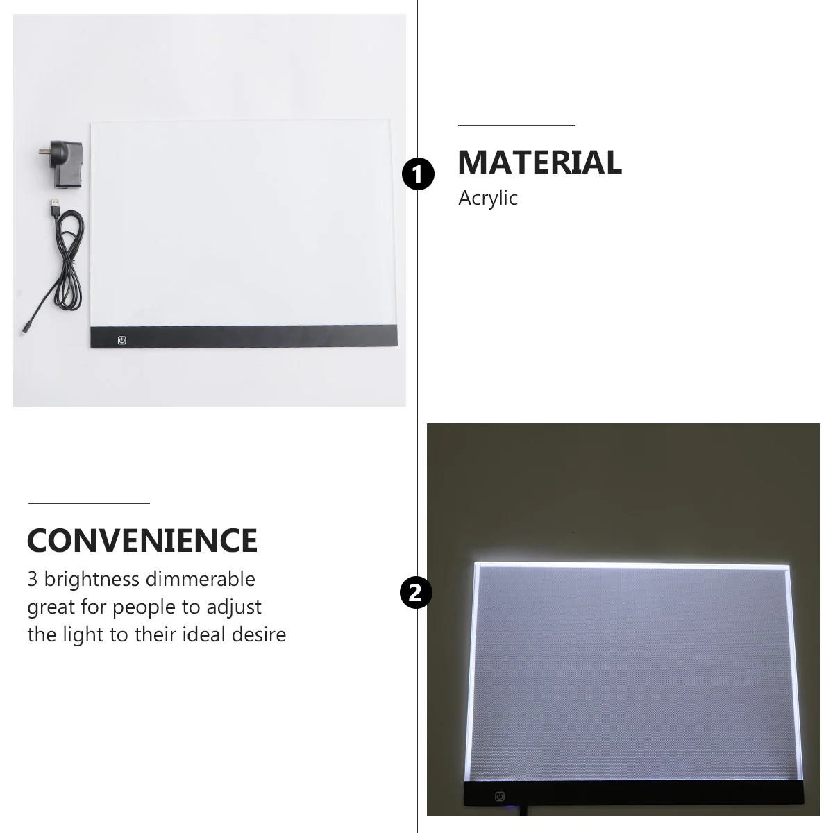 

LED Drawing Board Light Table Boards Template Tracing with Artist Lightbox for Backlit