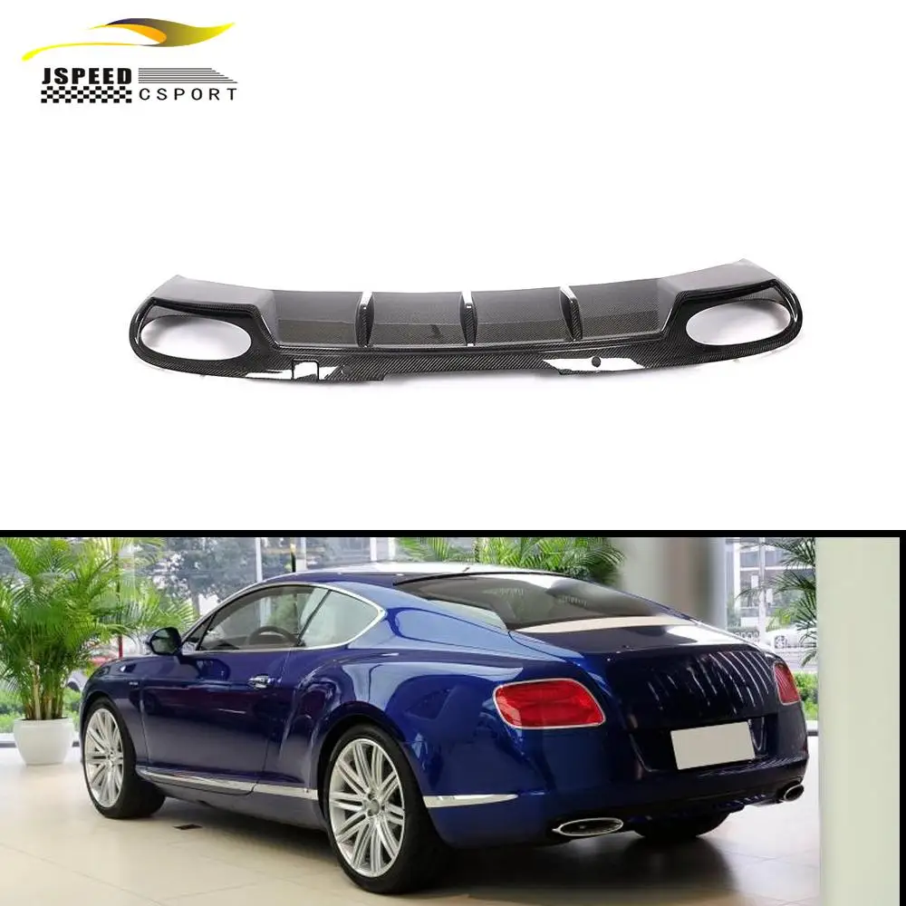 

Подходит для заднего диффузора из углеродного волокна, 2-дверный Bentley Continental GT Coupe 2012-2013 гг.