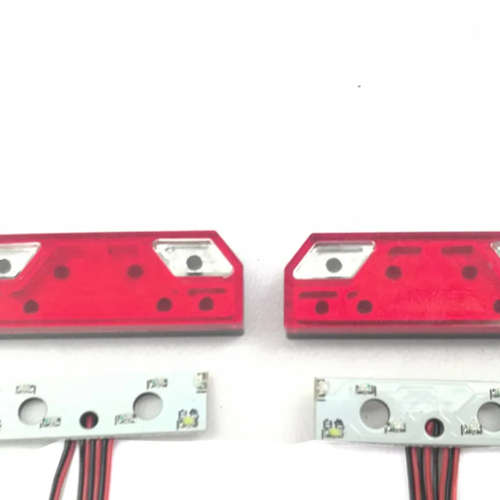 

Degree Taillights DIY Tail Lamps Spare Part For 1/14 Tamiyaya Remote Control Dump Truck Tipper Car Model Toys TH20048