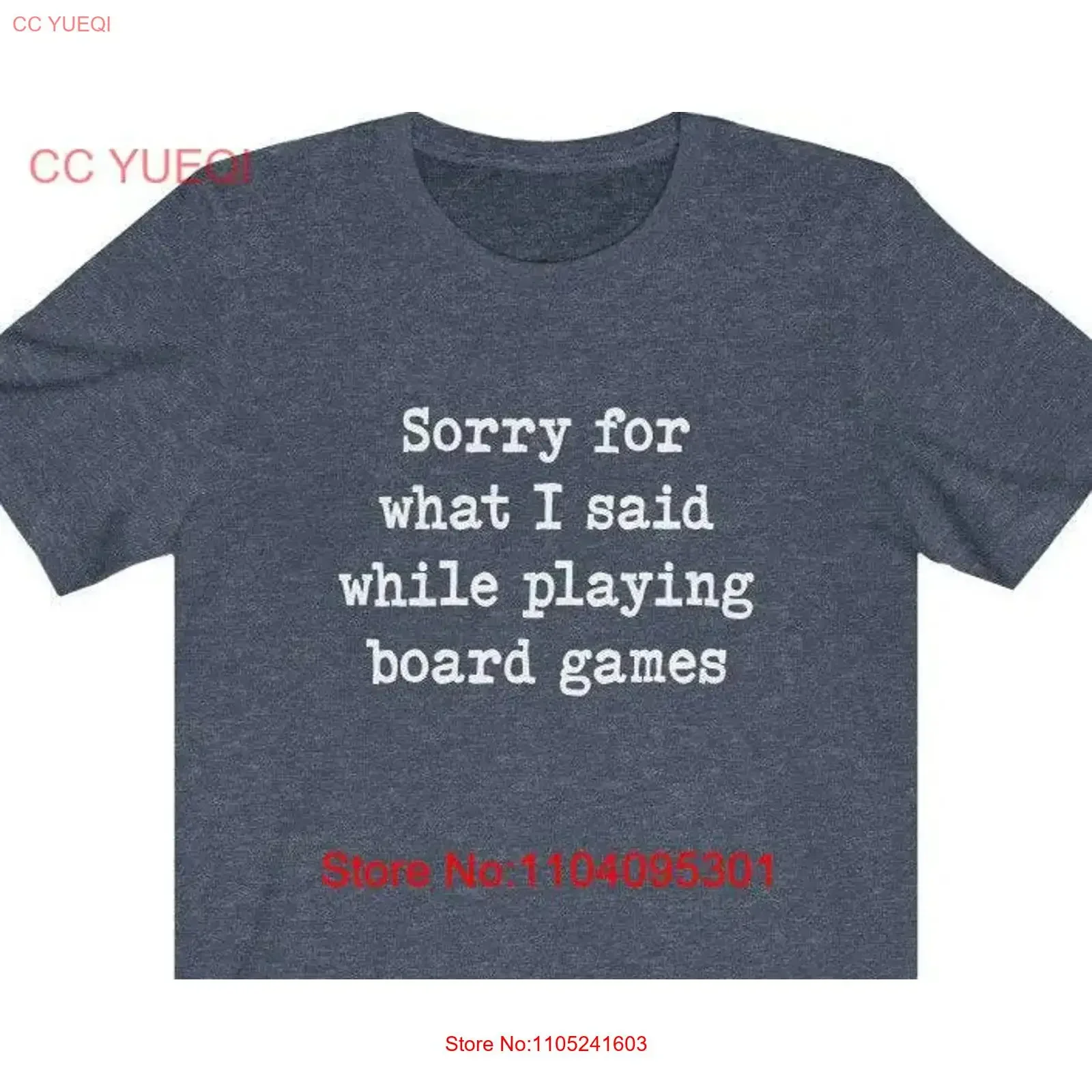 Board Game T Shirt Sorry For What I Said While Playing Games Lover NighT vintage Washed Versatile Slightly Unisex Soft