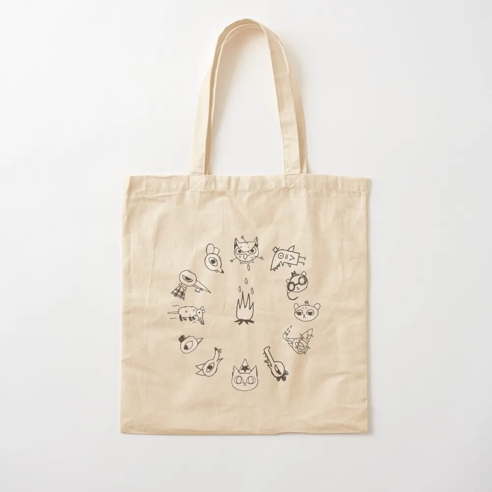 Night In The Woods Characters Clock Tote Bag shopper bag women Beach bag