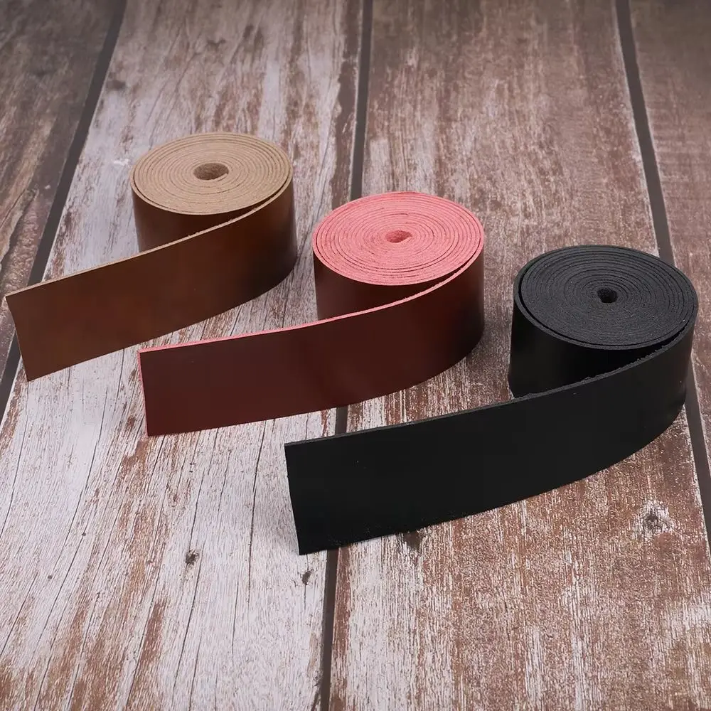2 Meters/Roll Micro Fiber Leather Strip Craft Making Wide Leather Straps For DIY Leather Accessories Bag Belt Handle Collars