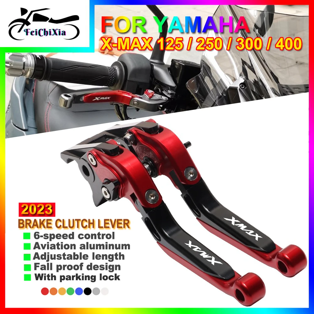 For YAMAHA X MAX 300 XMAX300 XMAX400 XMAX250 XMAX125 XMAX Motorcycle Accessories 2023 Hand Brake Handle Clutch Brake Lever