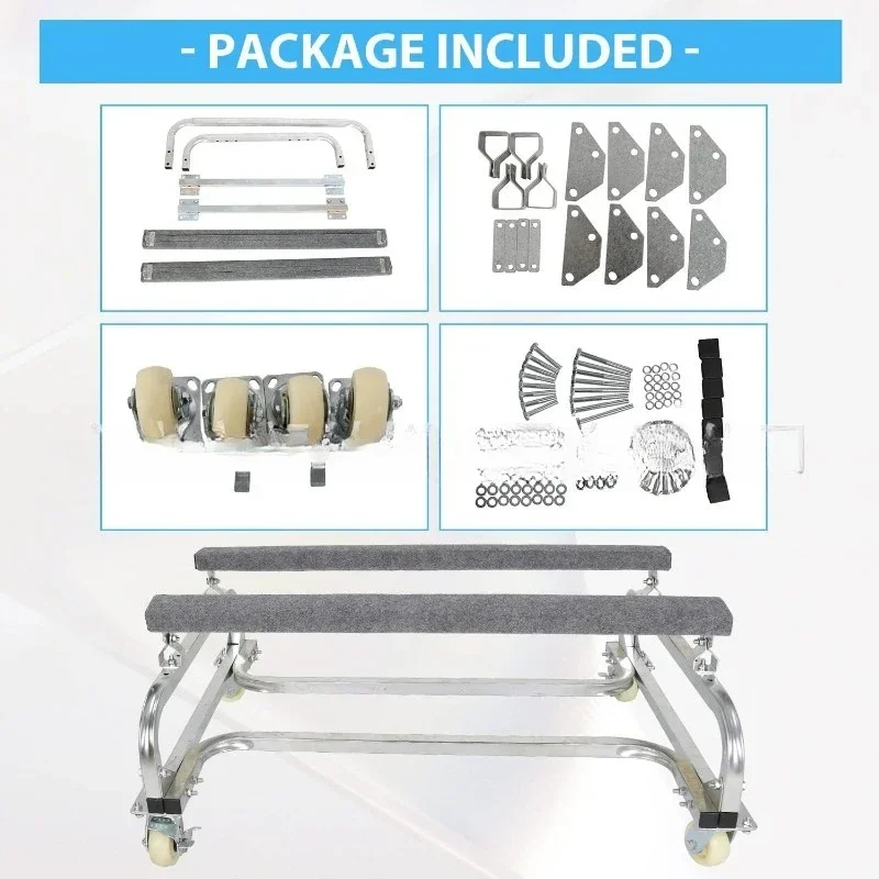 Assault boat kayak, boat surfboard pull boat frame, chassis universal wheel