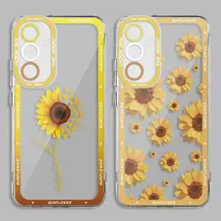 Beautiful Sunflower Phone Case for Samsung Galaxy S21 S22 Plus S10 Note 20 Ultra 10 S23 FE S24 Ultra Cover