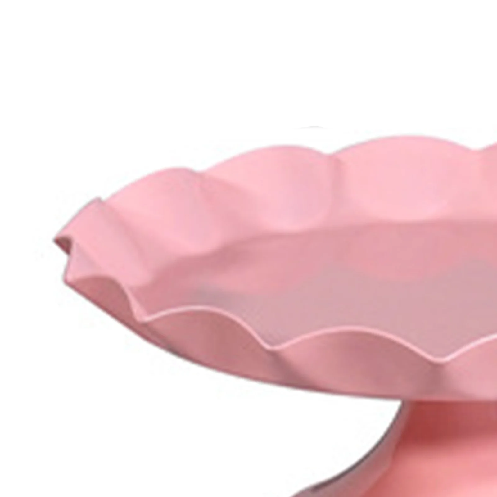 1PC Pink Minimalist Cake Stand Stable Decorative Multi Functional Tray Holder for Cupcake Dessert Fruit Display - view 5