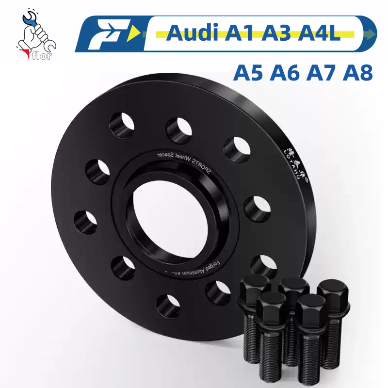 For Audi A1 A3 A4L A5 A6 A7 A8 Q2 Q3 Q4 Q5 Q7 RS4 RS5TT Wheel Hub Flange Plate Wheel Spacers Hub widened Adapter Kit