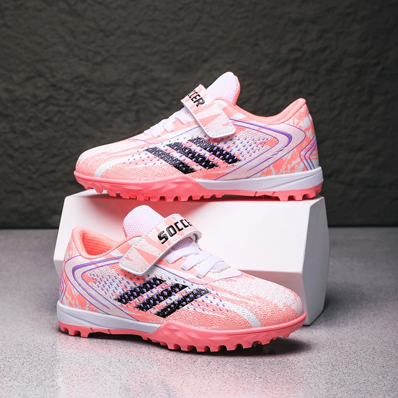 

High Top FG/AG Long Nail Artificial Grass Men's Outdoor Sneakers Training Shoes Indoor Five-a-side Sports Shoes Seamless