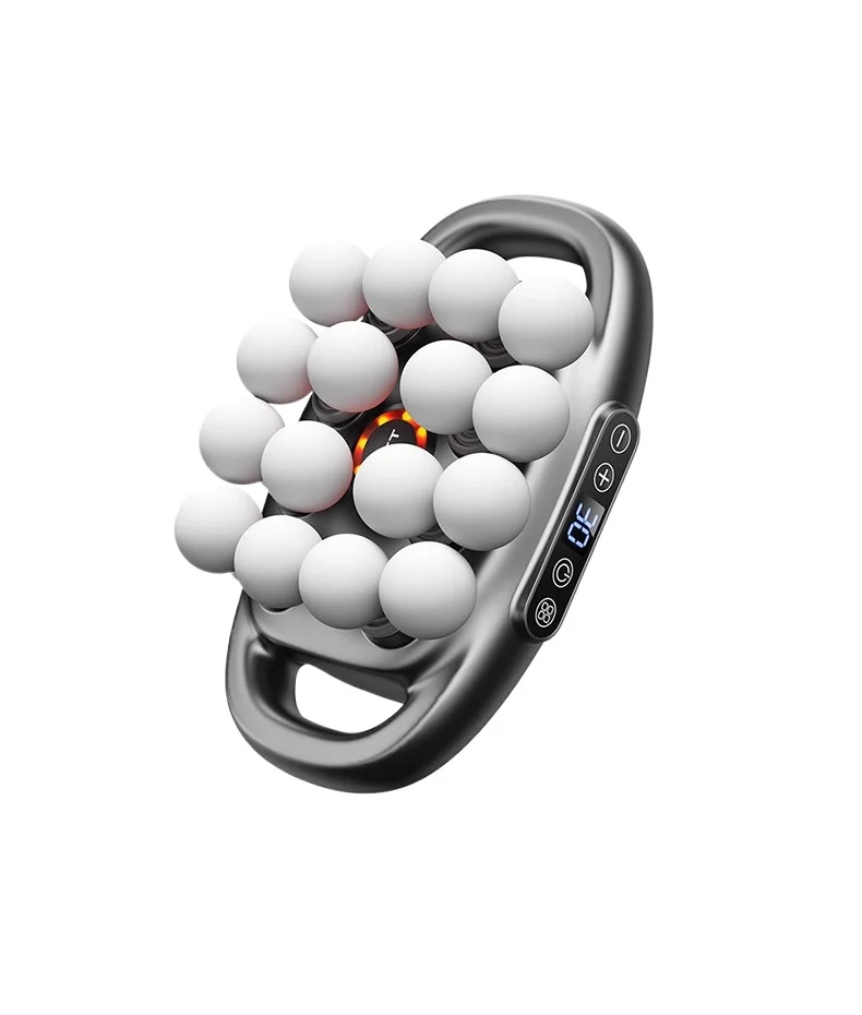 Fascia Gun Muscle Massager with 16 Heads, Electric Relaxation Device for Shoulders, Cervical Spine, Waist, Back and Legs