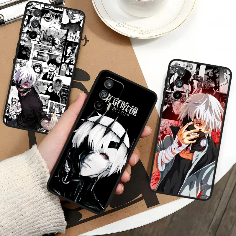 T-tokyo G-ghoul Cool Anime For OPPO Realme GT Neo 10 9i 8i 7i 6s 5 Narzo 50i 50A 240W Pro Plus Black Soft Phone Case