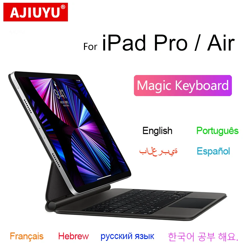 

Folio Smart Magic Keyboard Case For iPad Pro 11 Air 5 4 Air5 2022 2020 Pro 12.9 6th 5th 4th 3rd Gen Case Touchpad Keyboard Cover