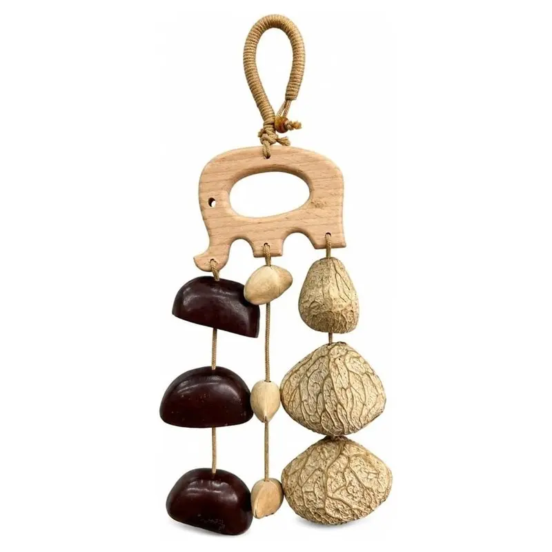 ABKP-For Bedroom For Living Room Boho Coastal Decorative Bird Hanging Ornament Handcrafted Braided Cotton Cord Charm
