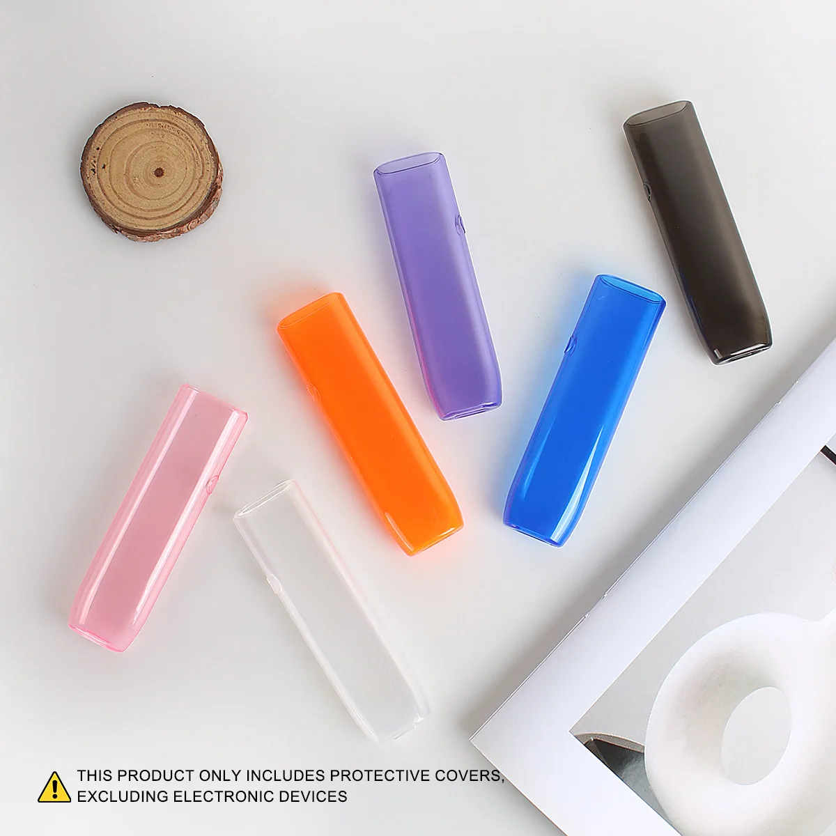 Transparent Trendy Anti-Fade Soft Case for IQOS ILLUMA IONE Protection Cover Non-Slip Grip for IQOS Illuma I One Accessories