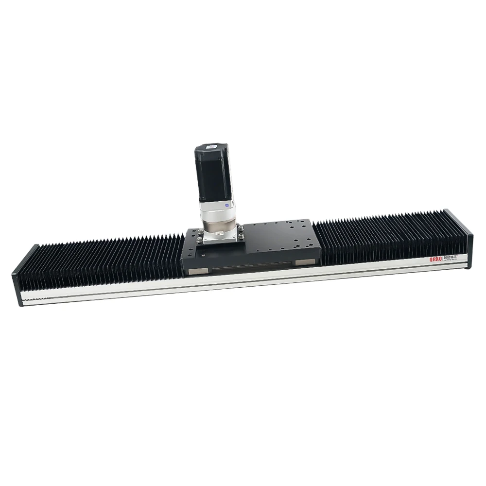 RXC210F Customizable Length Rack Pinion Module With Servo Motor And Reducer High Precision Linear Guides Low Noise
