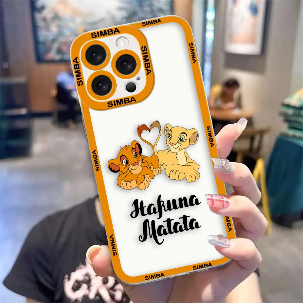 

Hakuna Matata The Lion King Phone Case For Infinix TECNO POVA 4 5 6 SMART 6 7 8 9 NOTE 10 12 30 30I 40 50 CAMON 19 20 Clear Case