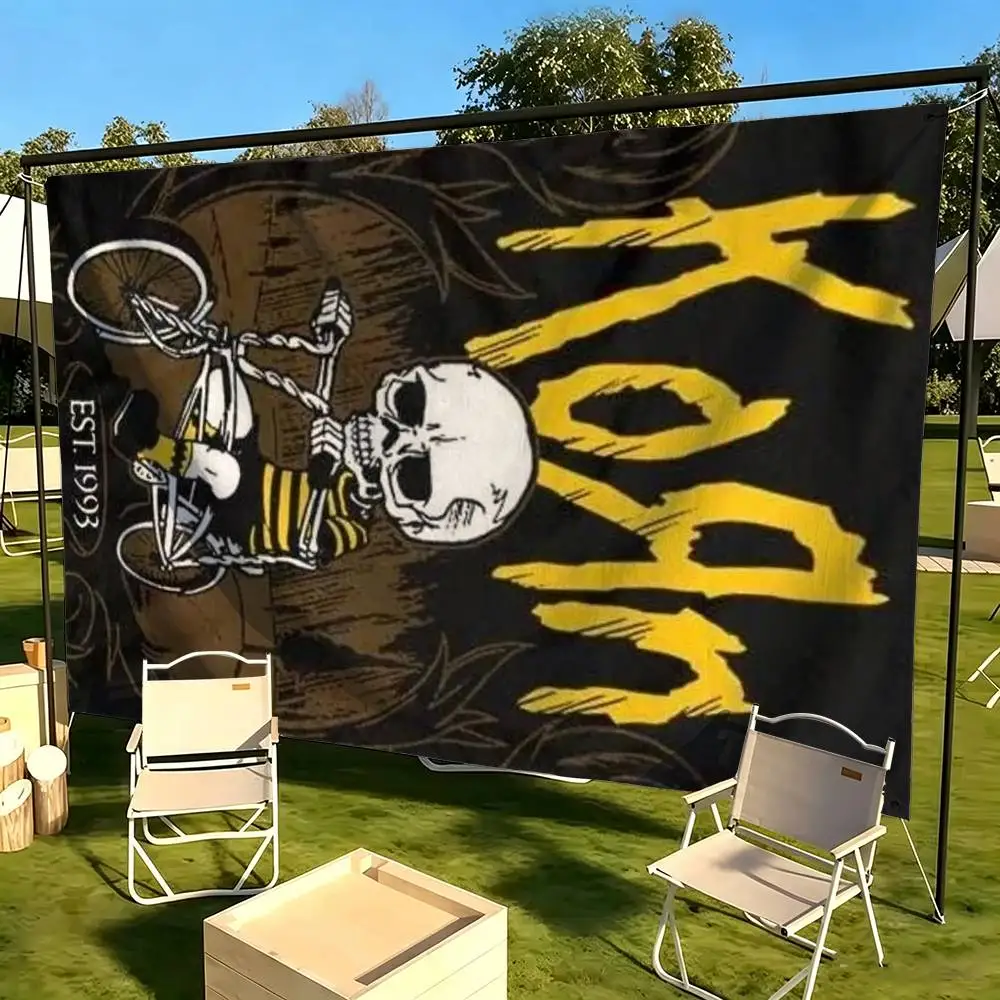 Fashion Band Rock Korn  Flag Suitable For Party Club Outdoor Interior Wall Decoration Banner Fans Gift
