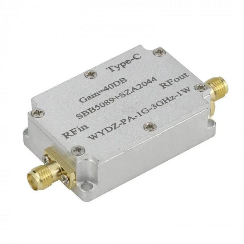 SBB5089 SZA2044 One-Way Microwave Power Amplifier RF Power Amplifier Module 40DB WYDZ-PA-1G-3GHz-1W