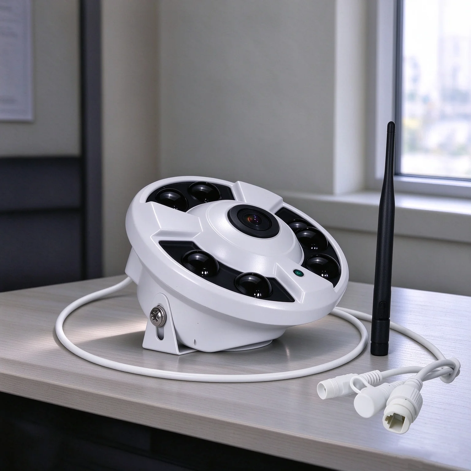 UHD 4K 8MP/5MP Surveillance IP Camera Wifi 1.7mm Fisheye Lens Ultra-wide angle Audio Recording IR 30M Night Version