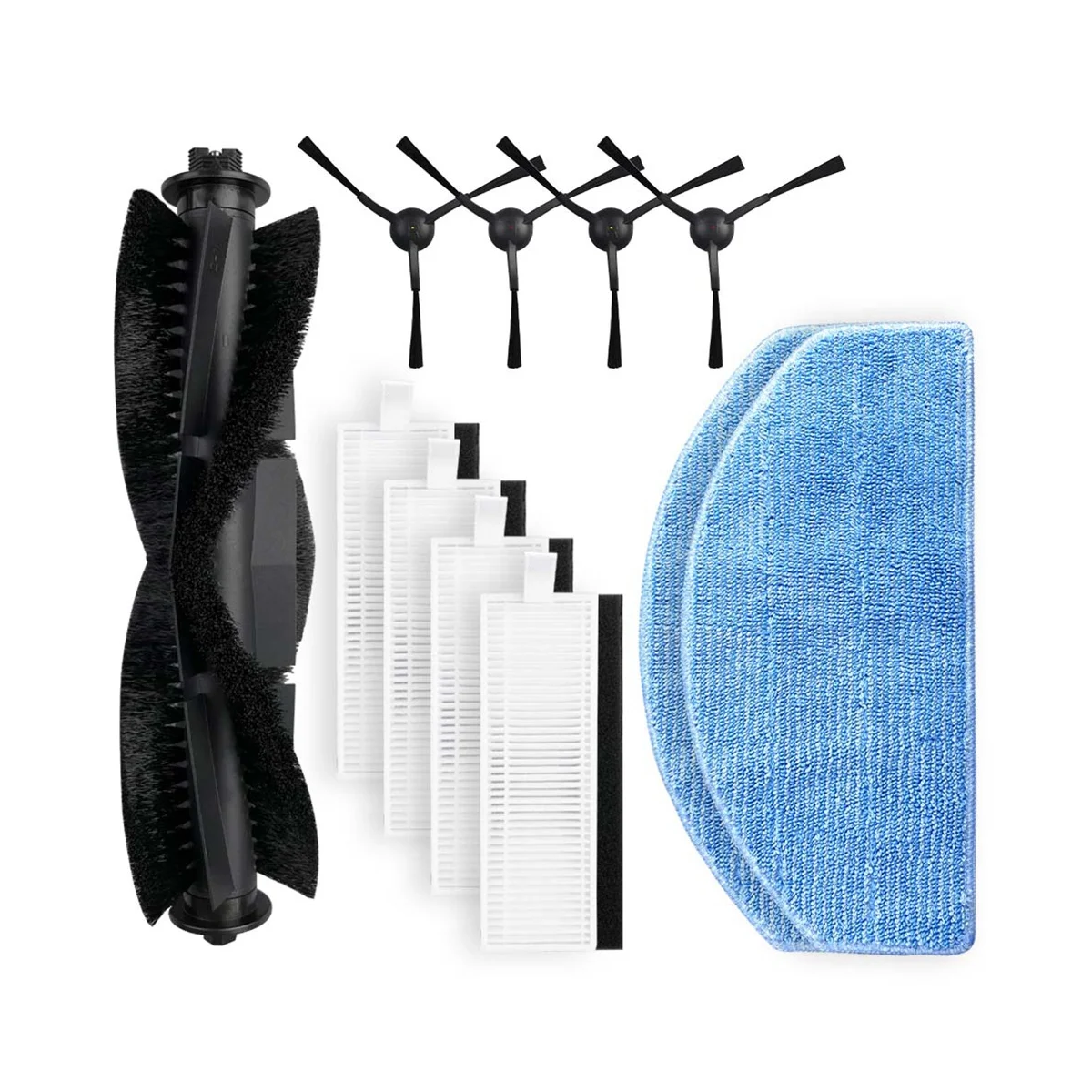 

A06P-For Tikom G8000 / G8000 Pro / Honiture G20 Roller Main Side Brush Hepa Filter Mop Cloths Rag Robot Vacuums Spare Parts