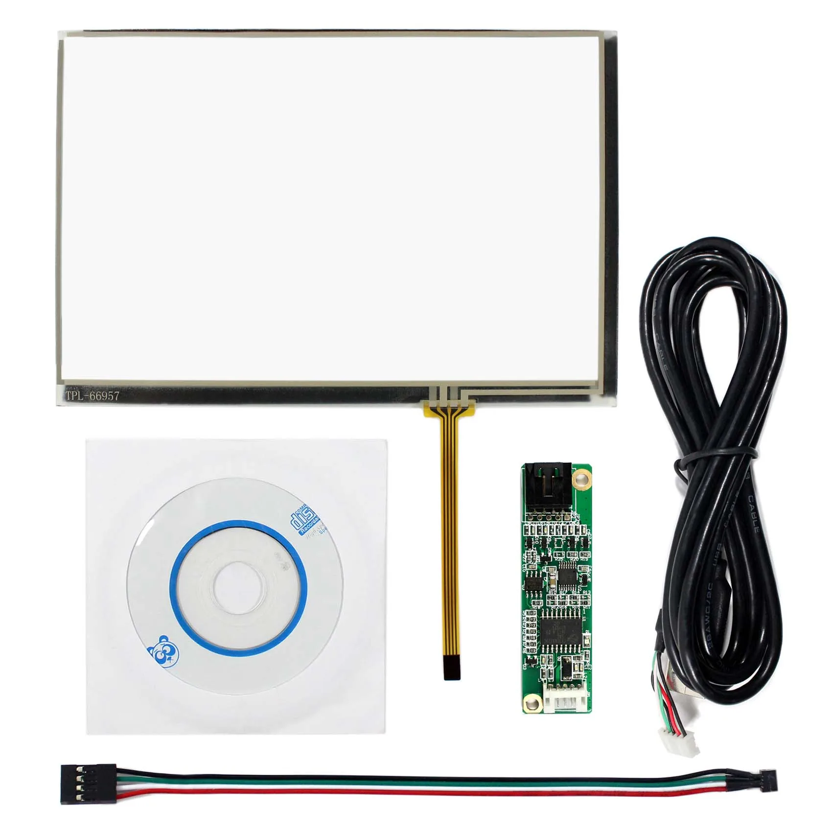 7inch 4-wire Resistive Touch Panel+Controller Card For 7inch 1280x800 16:10 LCD